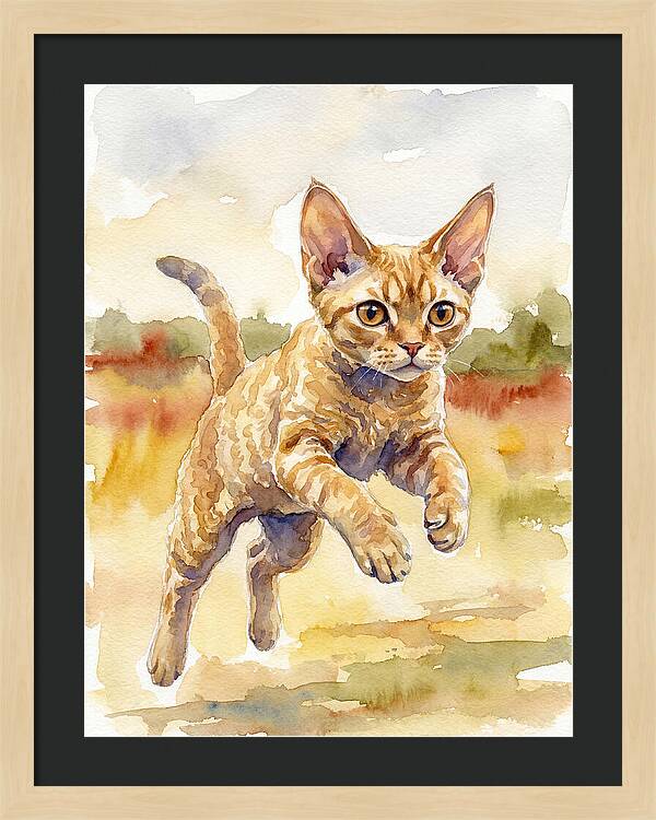 Devon Rex In Motion