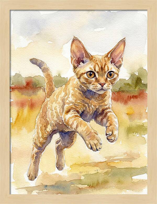 Devon Rex In Motion
