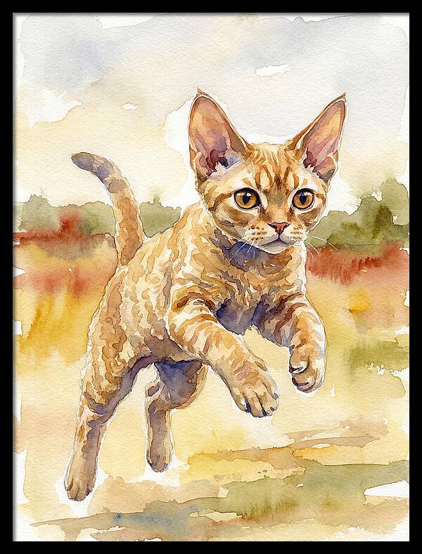 Devon Rex In Motion