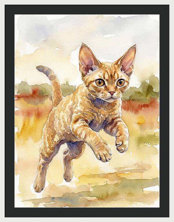 Devon Rex In Motion