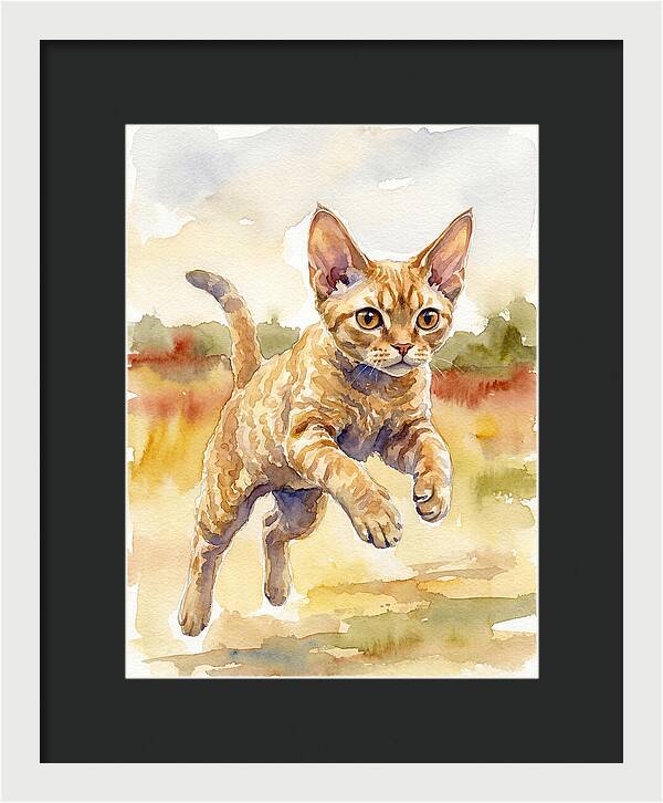 Devon Rex In Motion