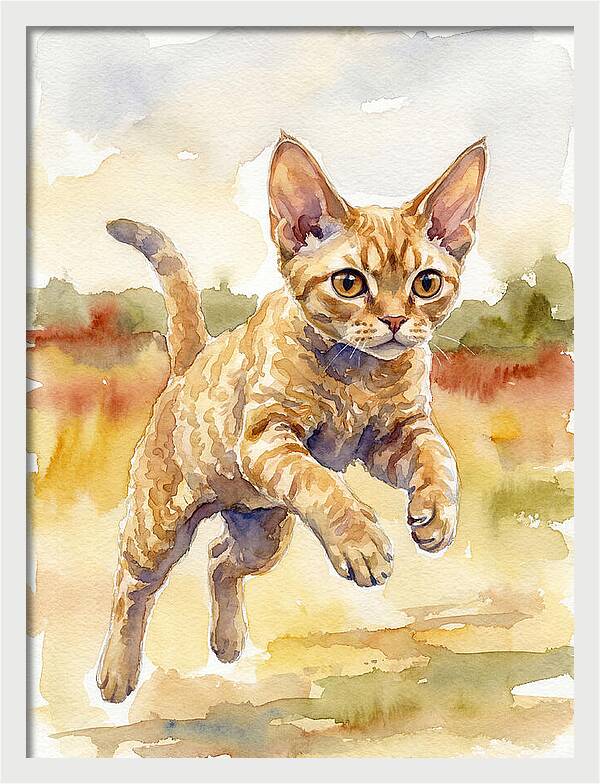 Devon Rex In Motion