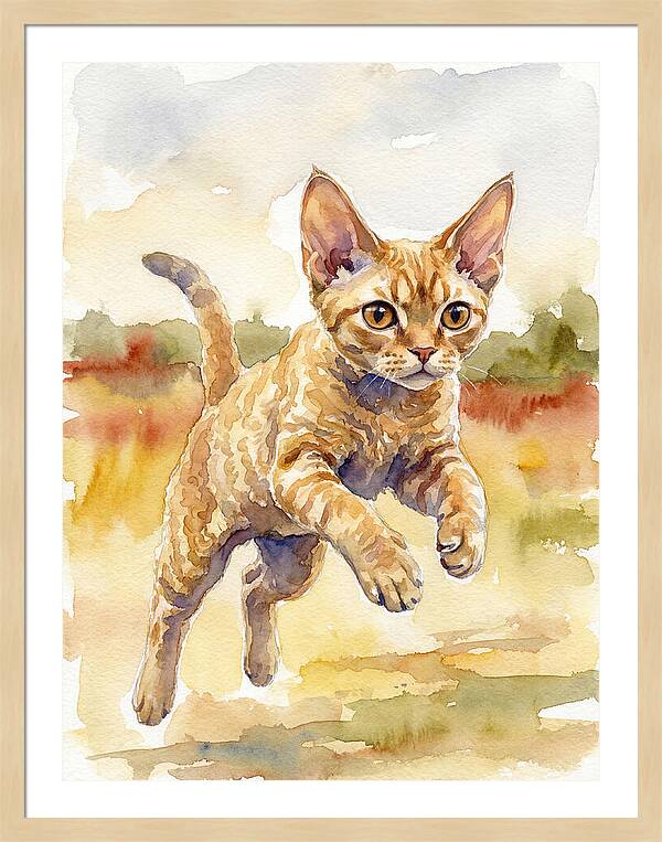 Devon Rex In Motion