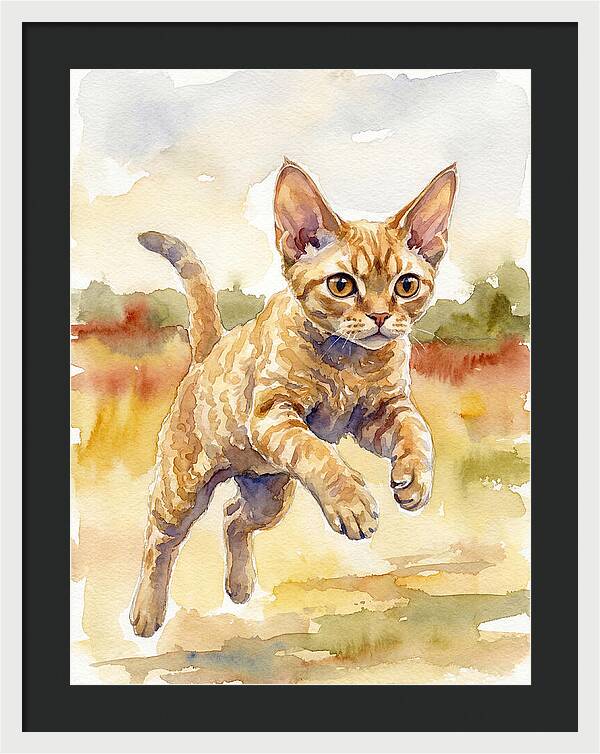 Devon Rex In Motion