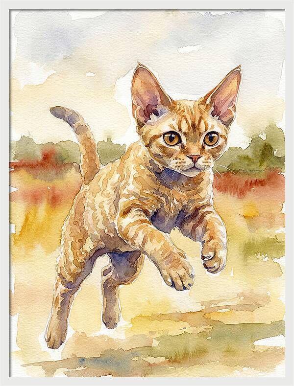 Devon Rex In Motion