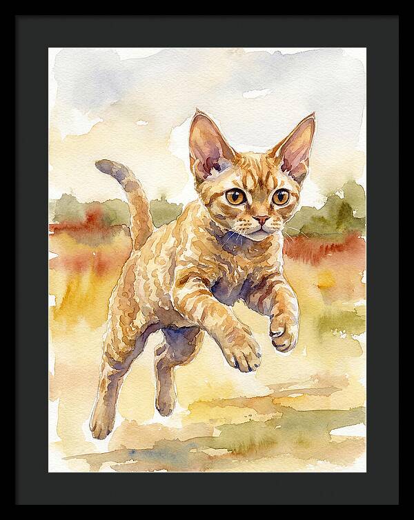 Devon Rex In Motion