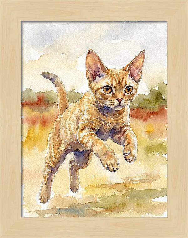 Devon Rex In Motion