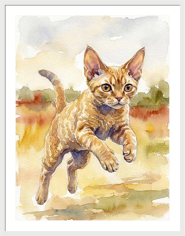 Devon Rex In Motion