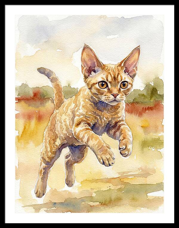 Devon Rex In Motion