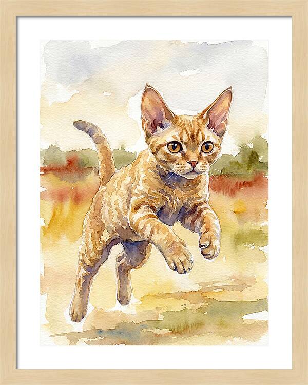 Devon Rex In Motion