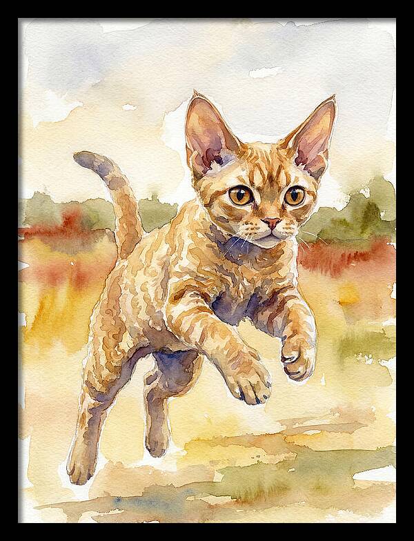 Devon Rex In Motion
