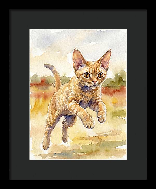 Devon Rex In Motion
