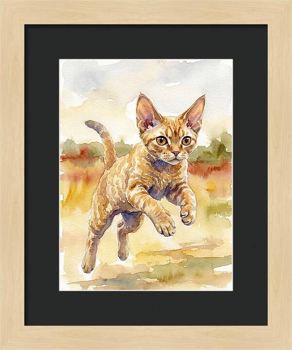 Devon Rex In Motion