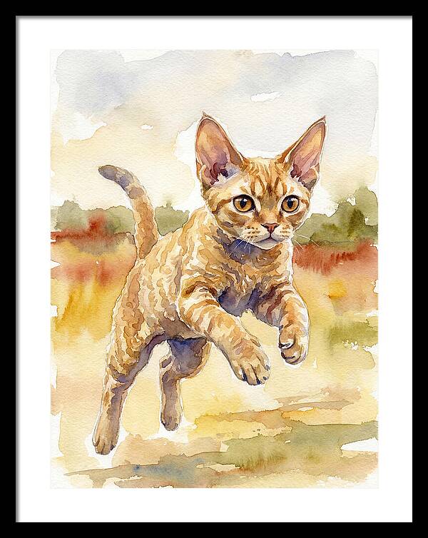 Devon Rex In Motion