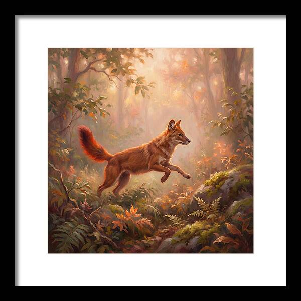 Dhole In Forest