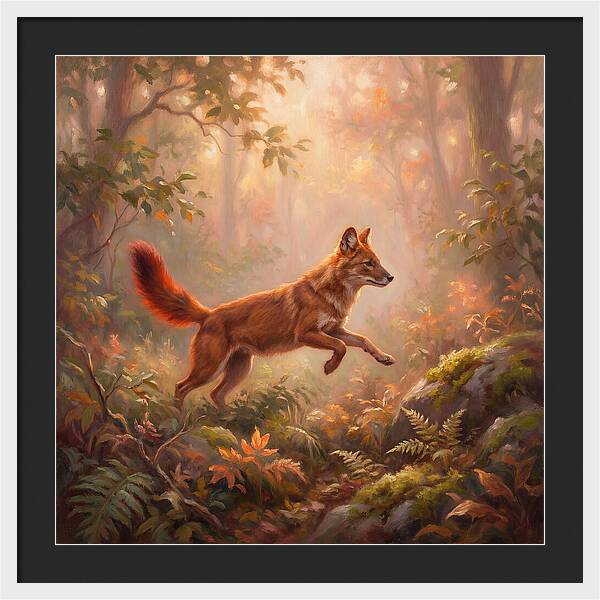 Dhole In Forest