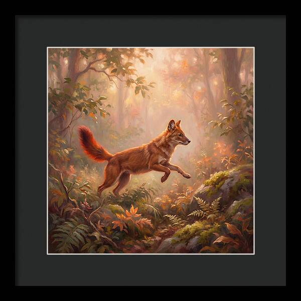 Dhole In Forest