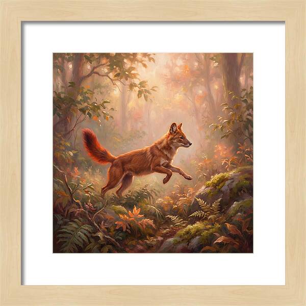 Dhole In Forest
