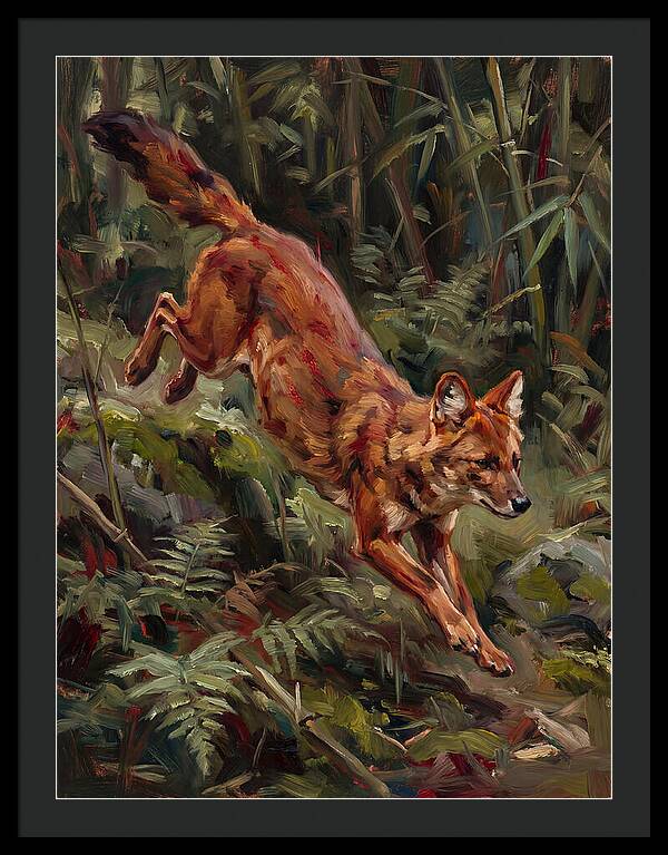 Dhole In Motion