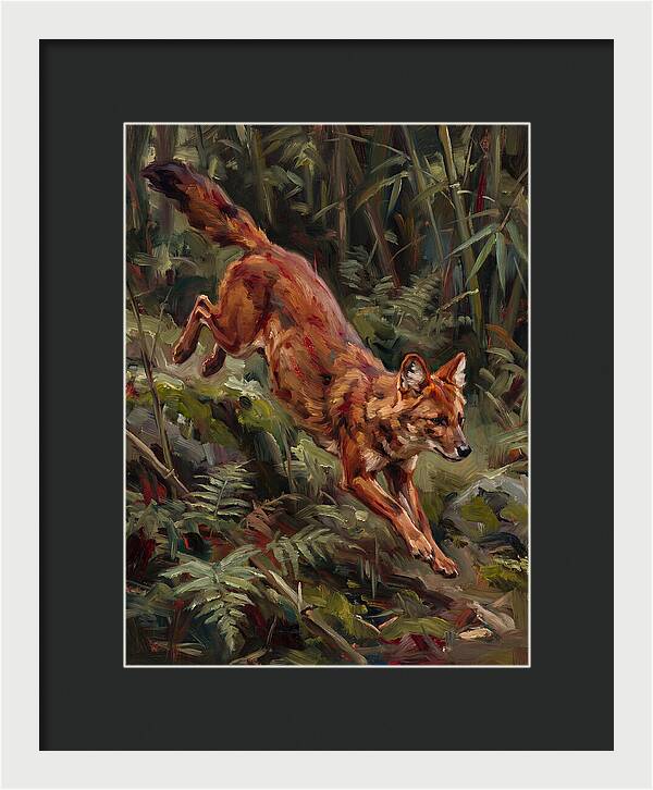 Dhole In Motion