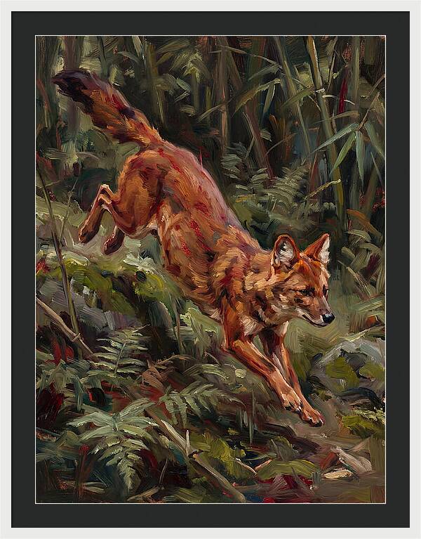 Dhole In Motion