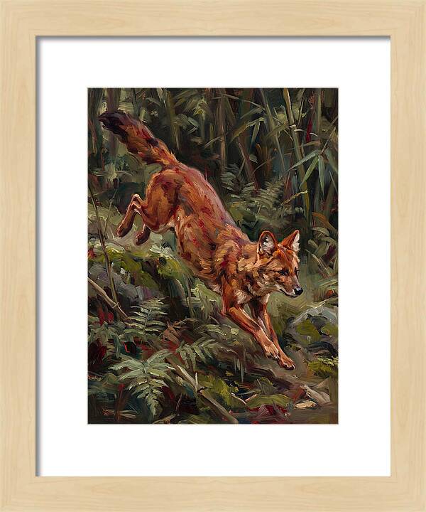Dhole In Motion