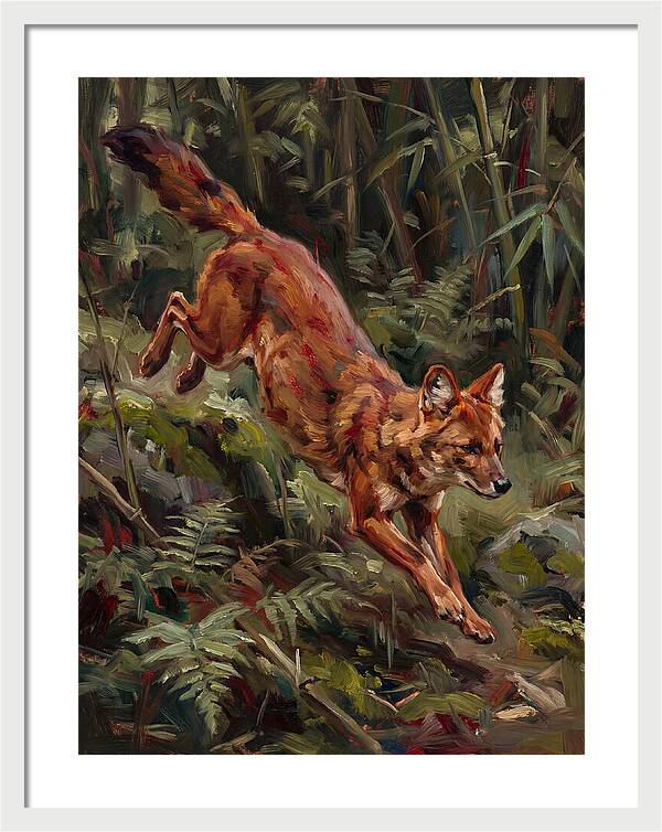 Dhole In Motion