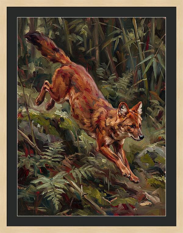 Dhole In Motion