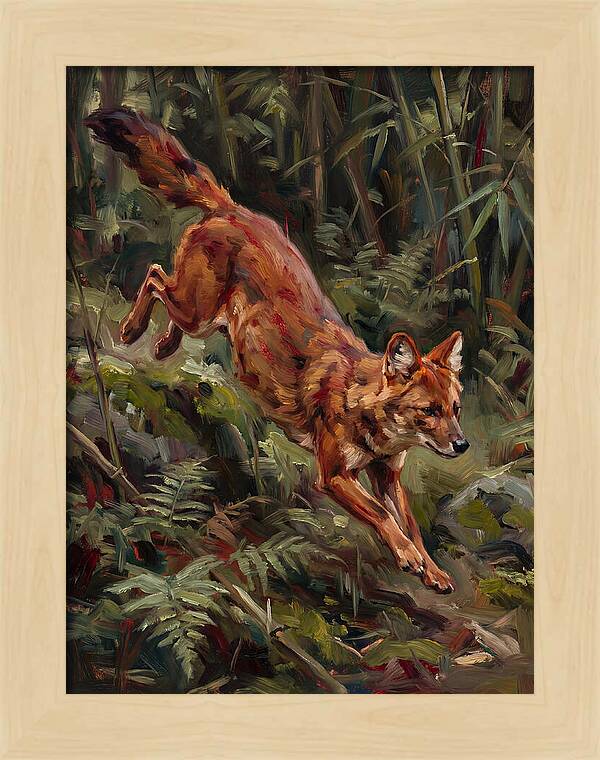Dhole In Motion