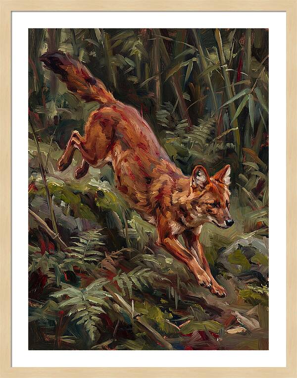 Dhole In Motion