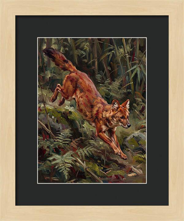 Dhole In Motion