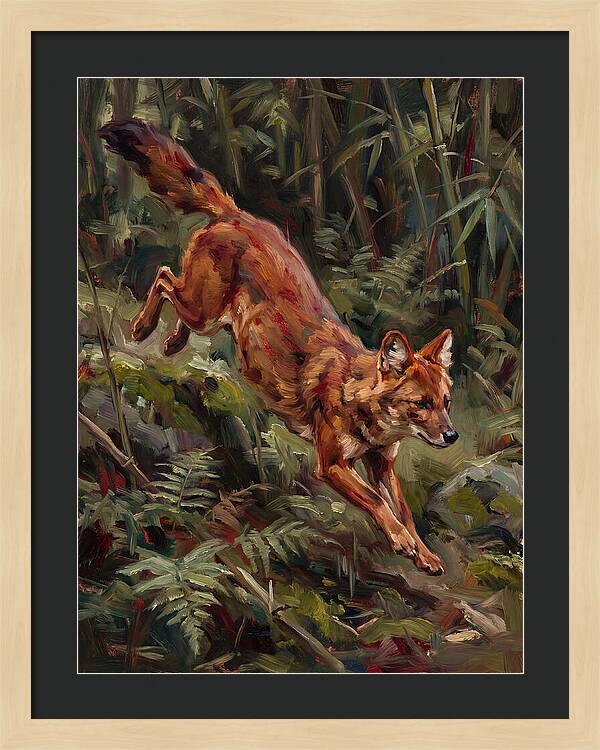 Dhole In Motion