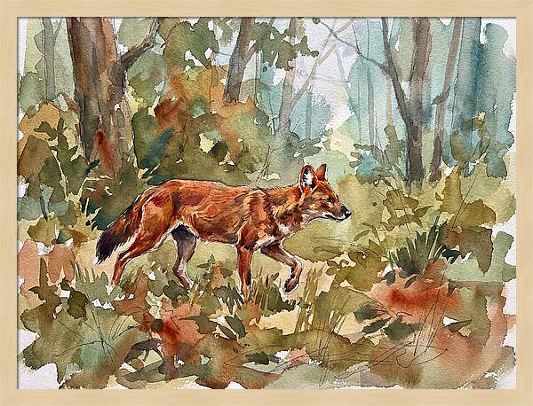 Dhole In The Wilderness