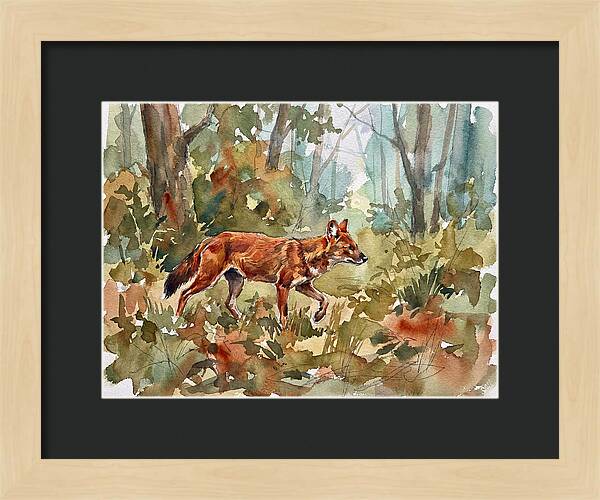 Dhole In The Wilderness