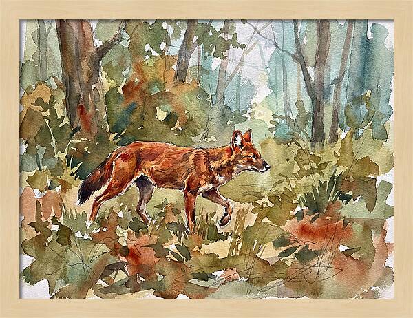Dhole In The Wilderness