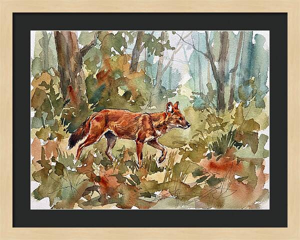 Dhole In The Wilderness