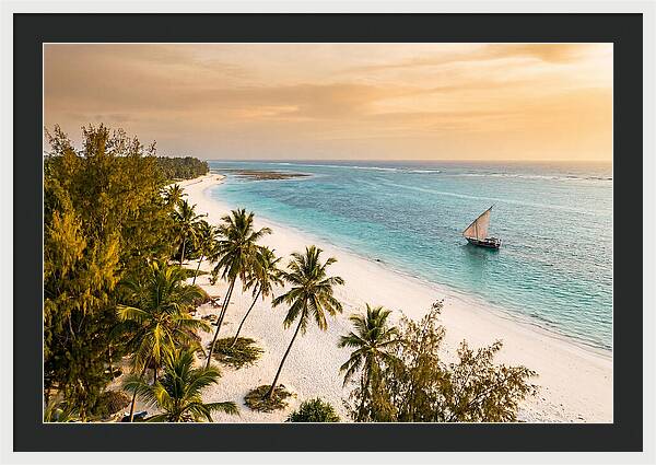 Diani Beach At Golden Hour