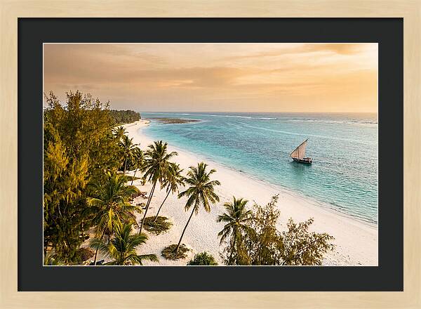 Diani Beach At Golden Hour
