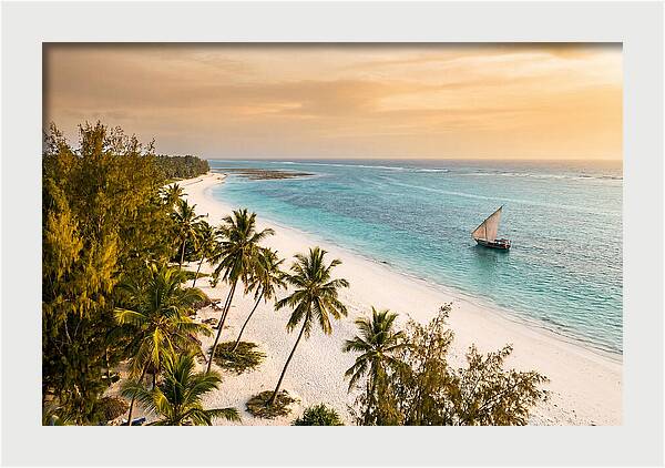 Diani Beach At Golden Hour