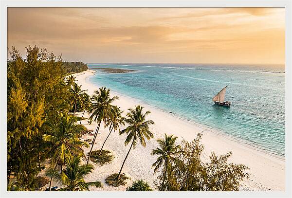 Diani Beach At Golden Hour