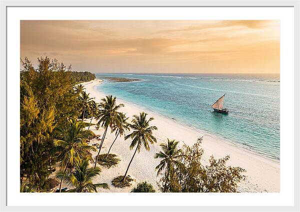 Diani Beach At Golden Hour