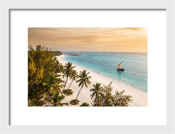 Diani Beach At Golden Hour