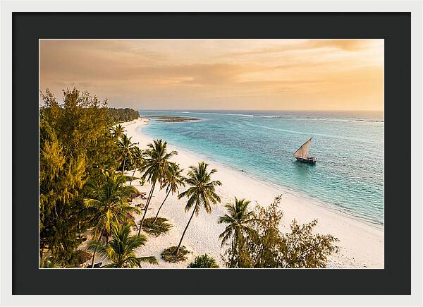Diani Beach At Golden Hour