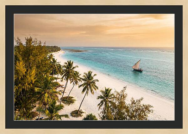 Diani Beach At Golden Hour