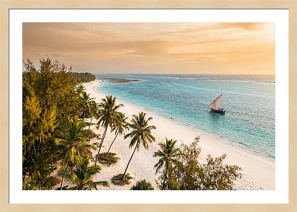 Diani Beach At Golden Hour