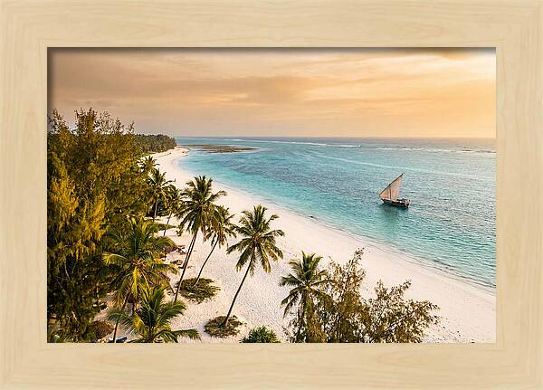 Diani Beach At Golden Hour
