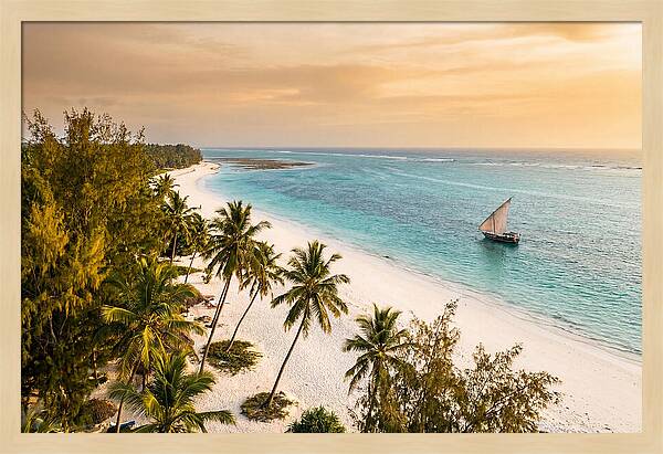 Diani Beach At Golden Hour