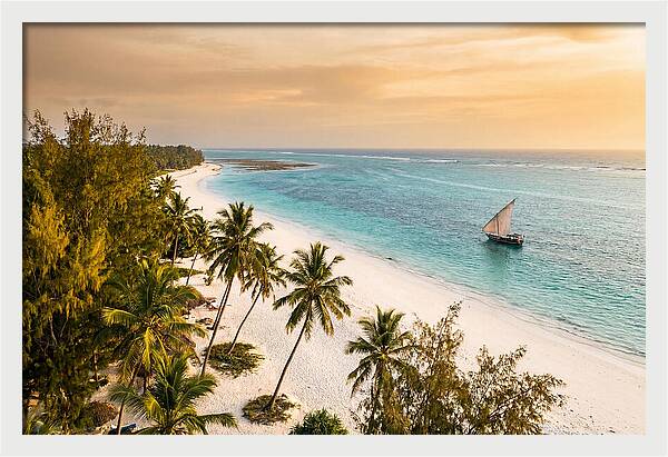 Diani Beach At Golden Hour