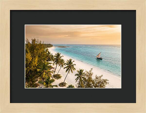 Diani Beach At Golden Hour