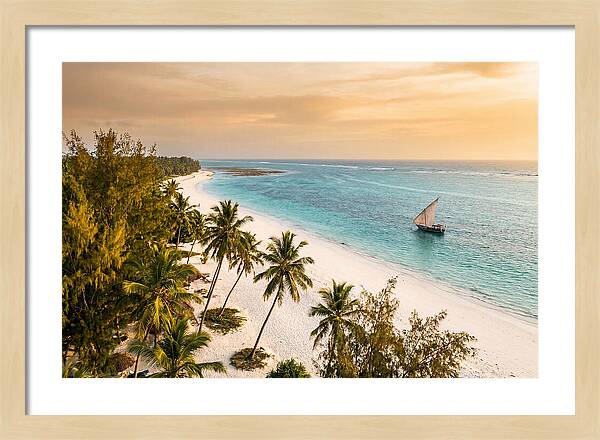 Diani Beach At Golden Hour